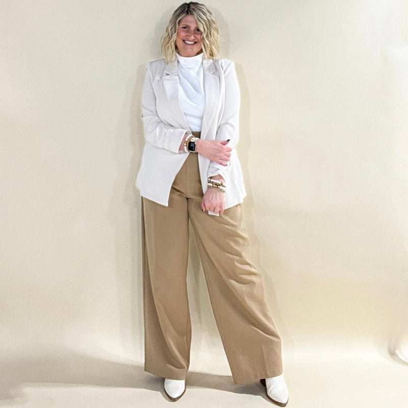 Pleated Trouser Pants