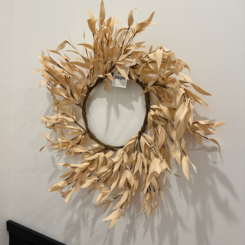 24in Wreath - Buttercup Herb Leaves