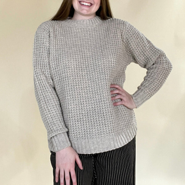 Waffle Knit Sweater