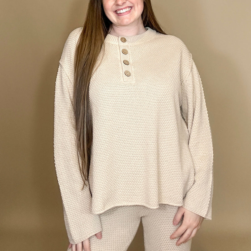 Textured Knit Set