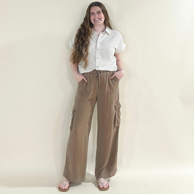Tencel Cargo Pants