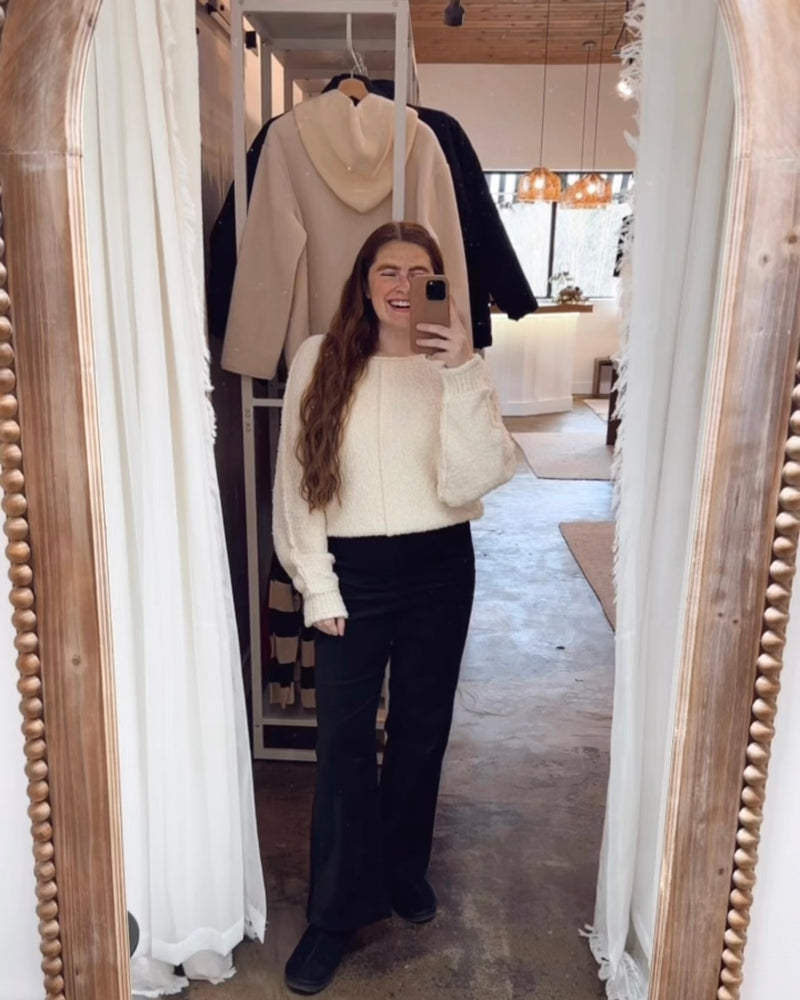 Textured Knit Sweater