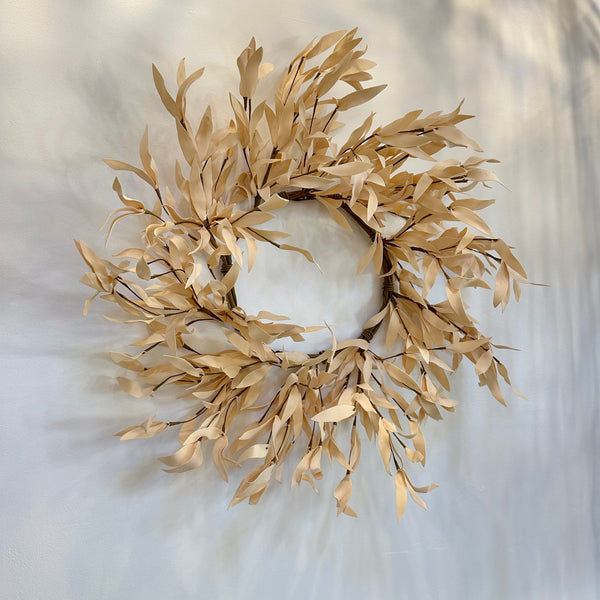 24in Wreath - Buttercup Herb Leaves