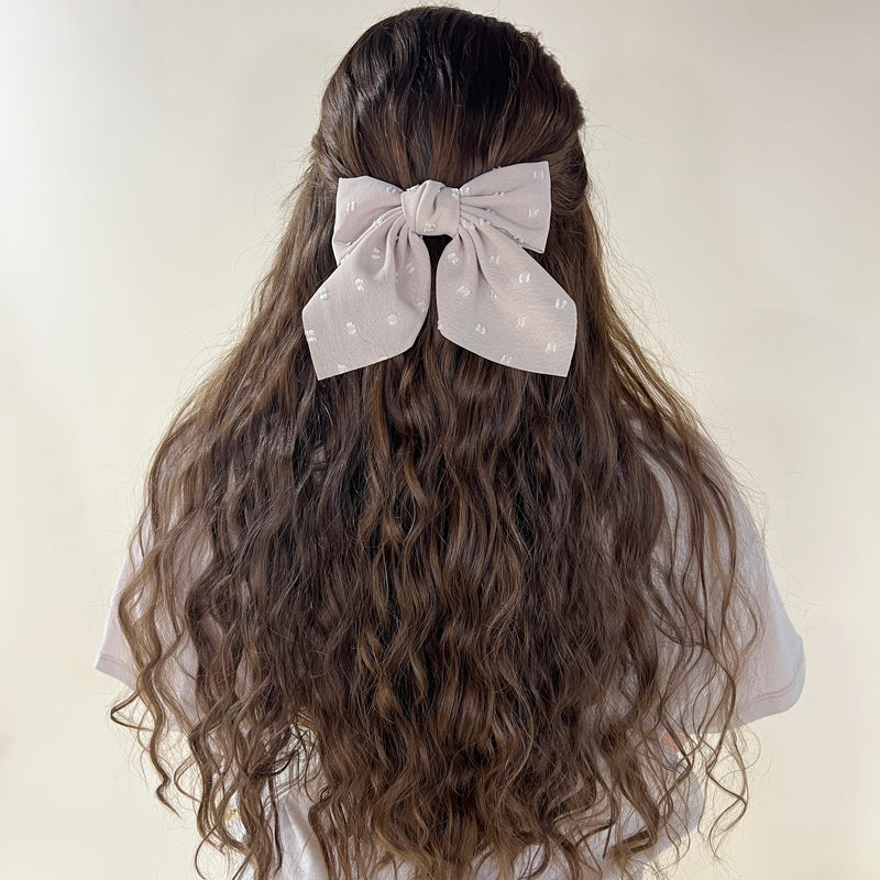 Ditsy Organza Hair Bow