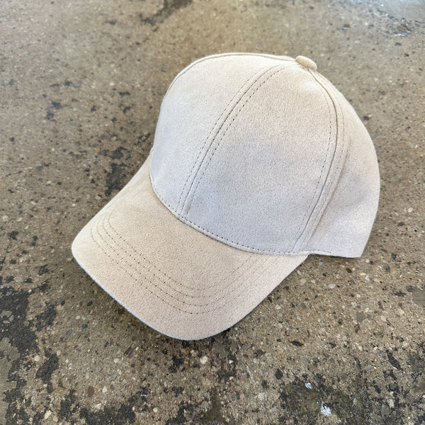 Suede Baseball Hat