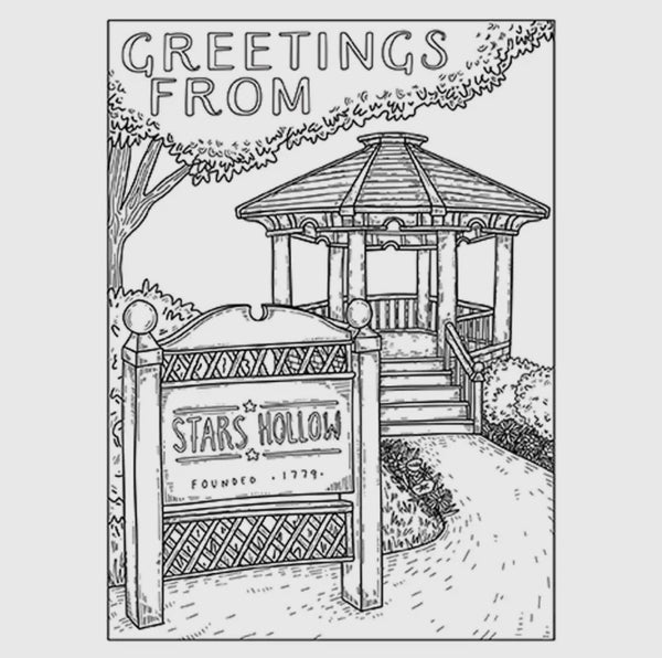 Gilmore Girls: 'Greetings from Stars Hollow' Coloring Book