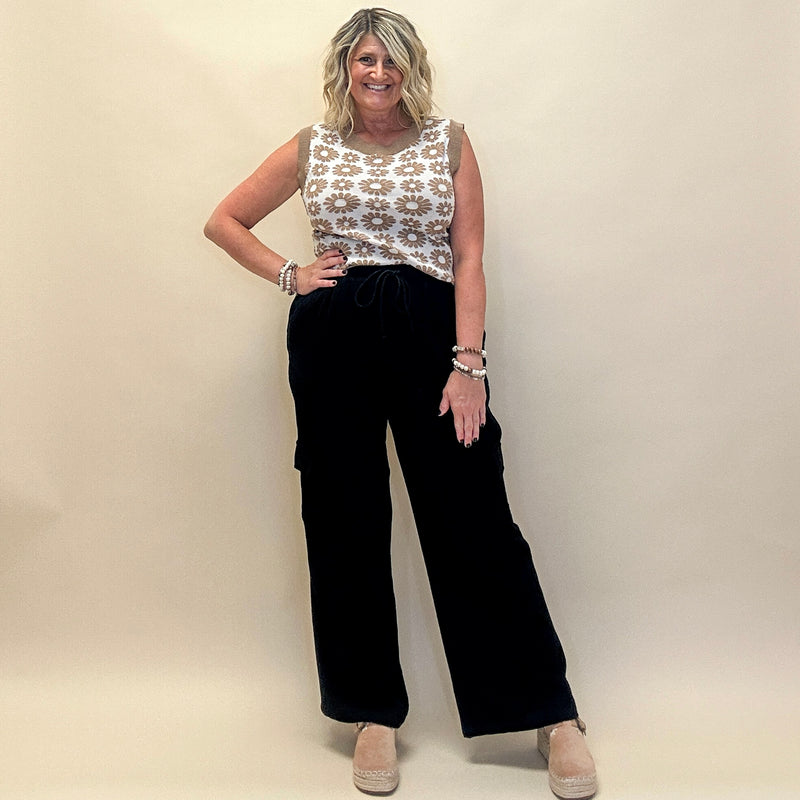 Gauze Cargo Pants
