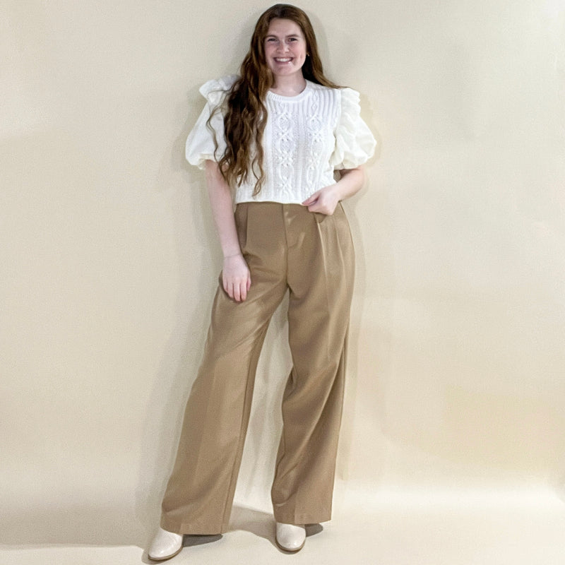 Pleated Trouser Pants