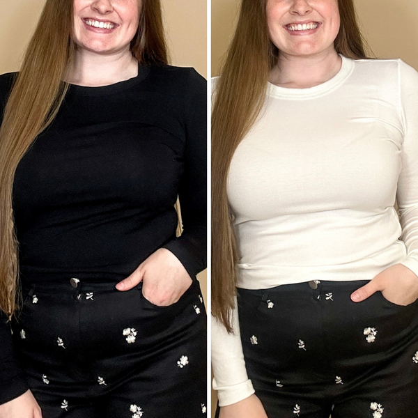 Round Neck Long Sleeve Top
