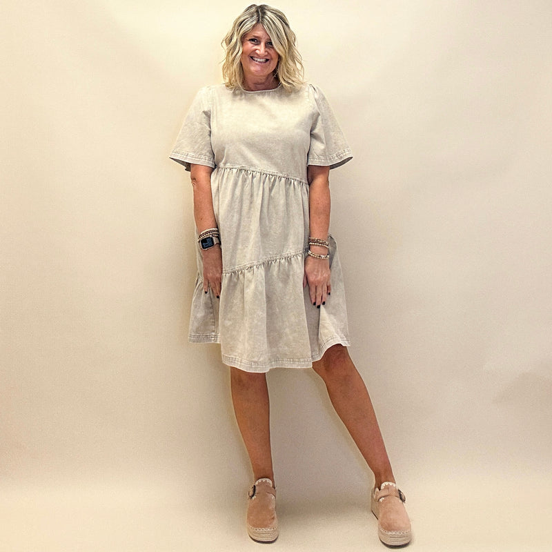 Mineral Washed Dress