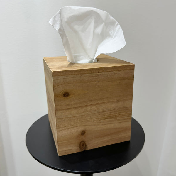 Wood Tissue Box