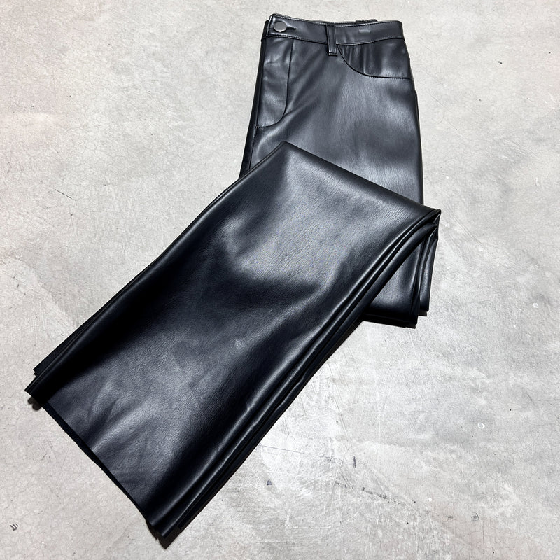 Faux Leather Pants