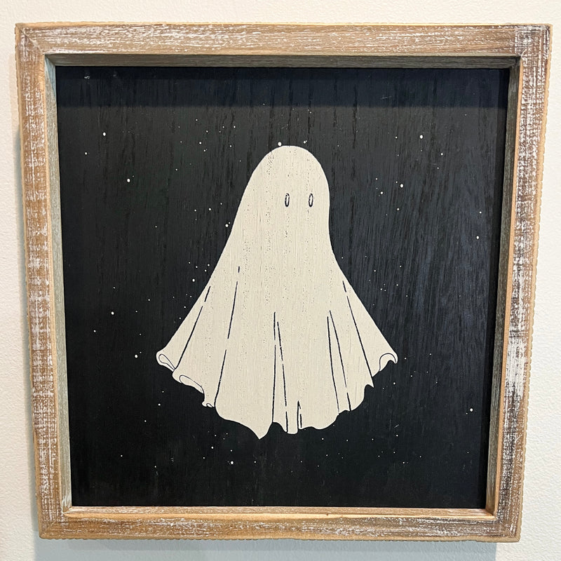 Reversible Halloween/Fall Wood Sign