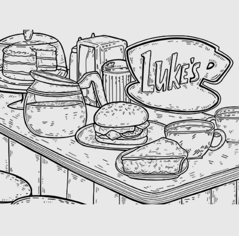 Gilmore Girls: 'Greetings from Stars Hollow' Coloring Book
