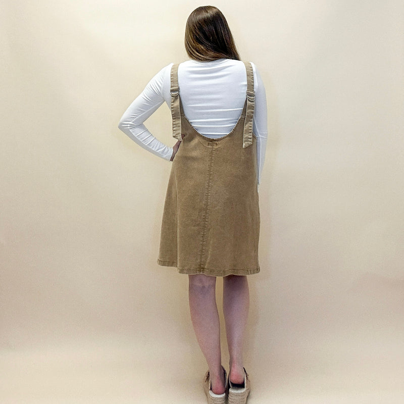 Overall Denim Dress