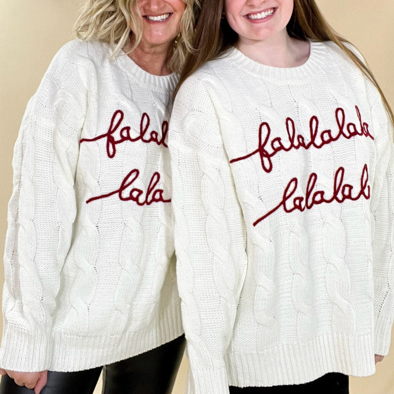 'Falalalala' Sweater