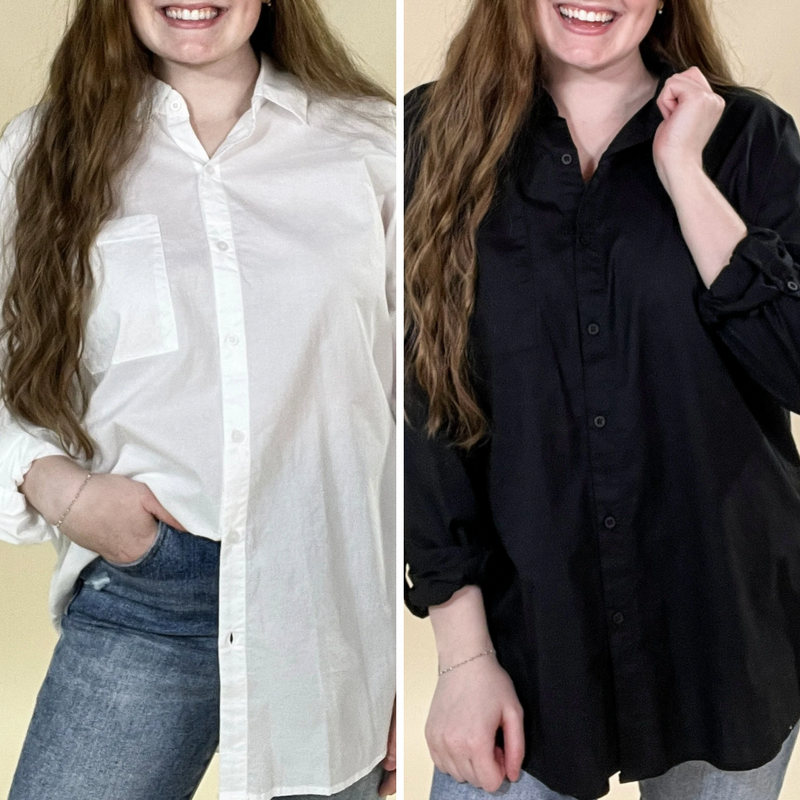 Collared Button-Down Shirt