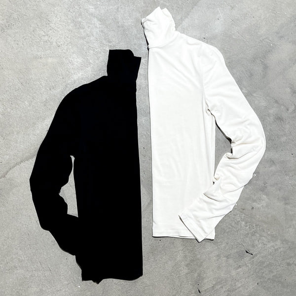 Fitted Turtleneck Top