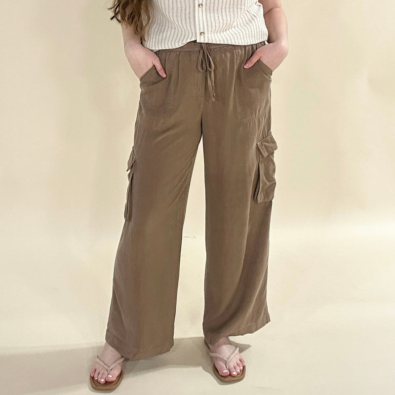 Tencel Cargo Pants