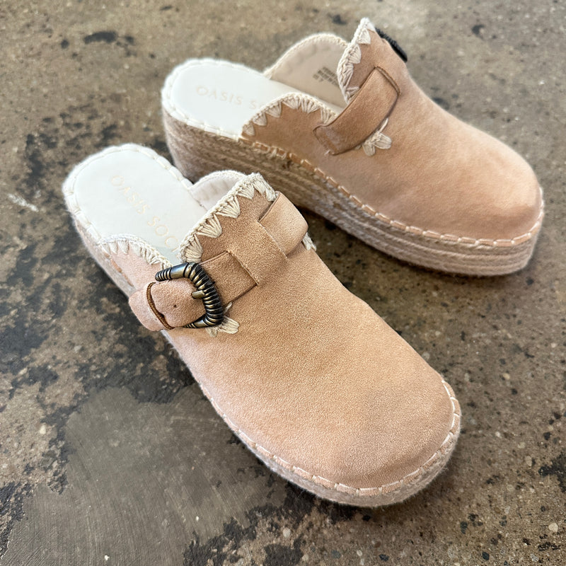 Raffia Clogs