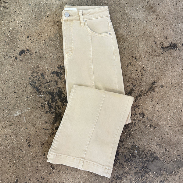 Front Seam High Rise Jeans
