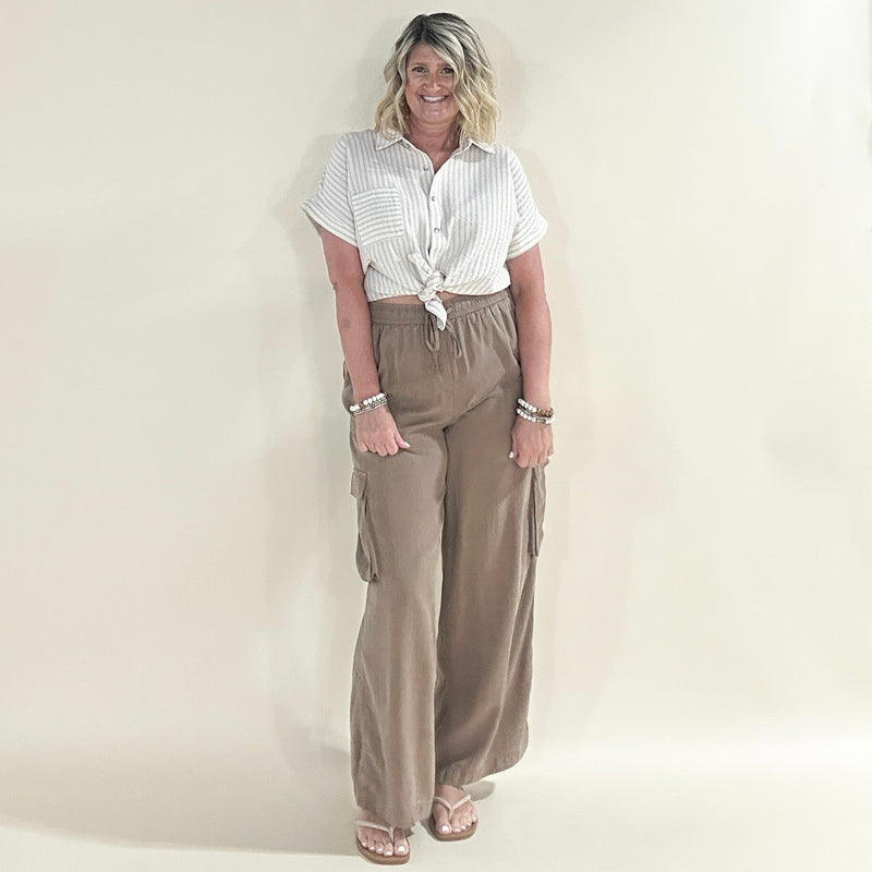 Tencel Cargo Pants