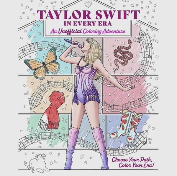 Taylor Swift in Every Era - Coloring Book