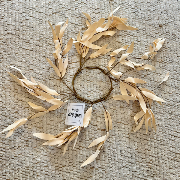 3.5in Candle Ring - Buttercup Herb Leaves