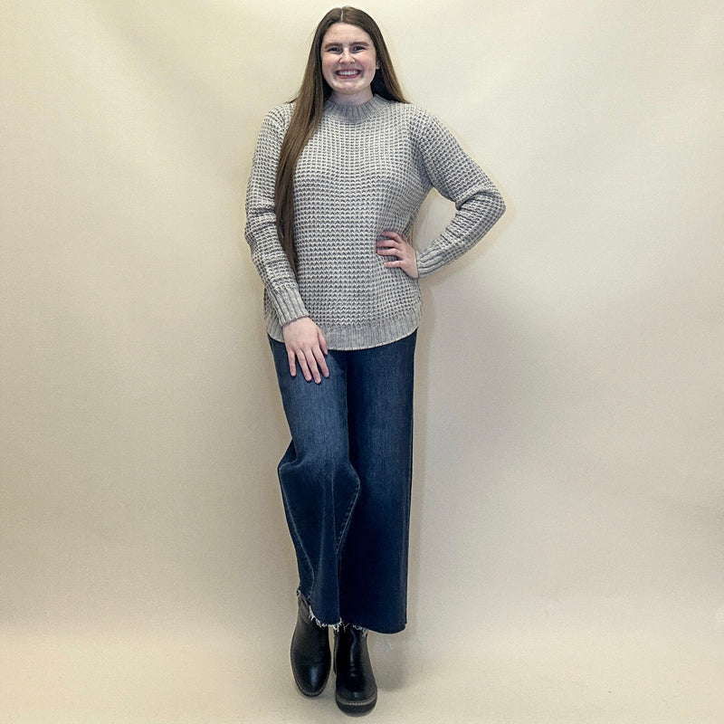 Waffle Knit Sweater