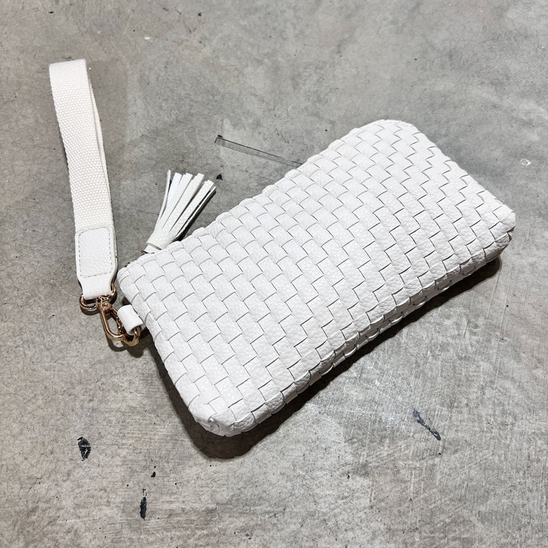 Woven Clutch Wristlet