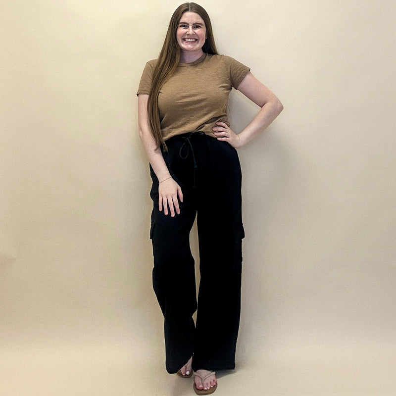 Gauze Cargo Pants