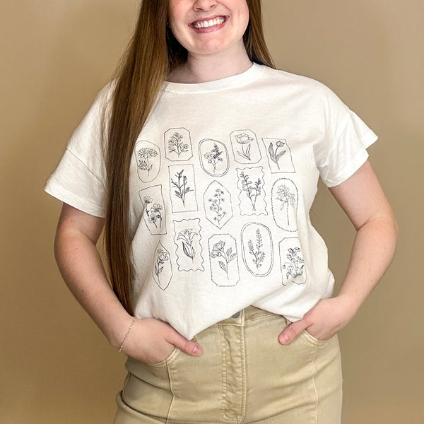 Vintage Floral Graphic Tee