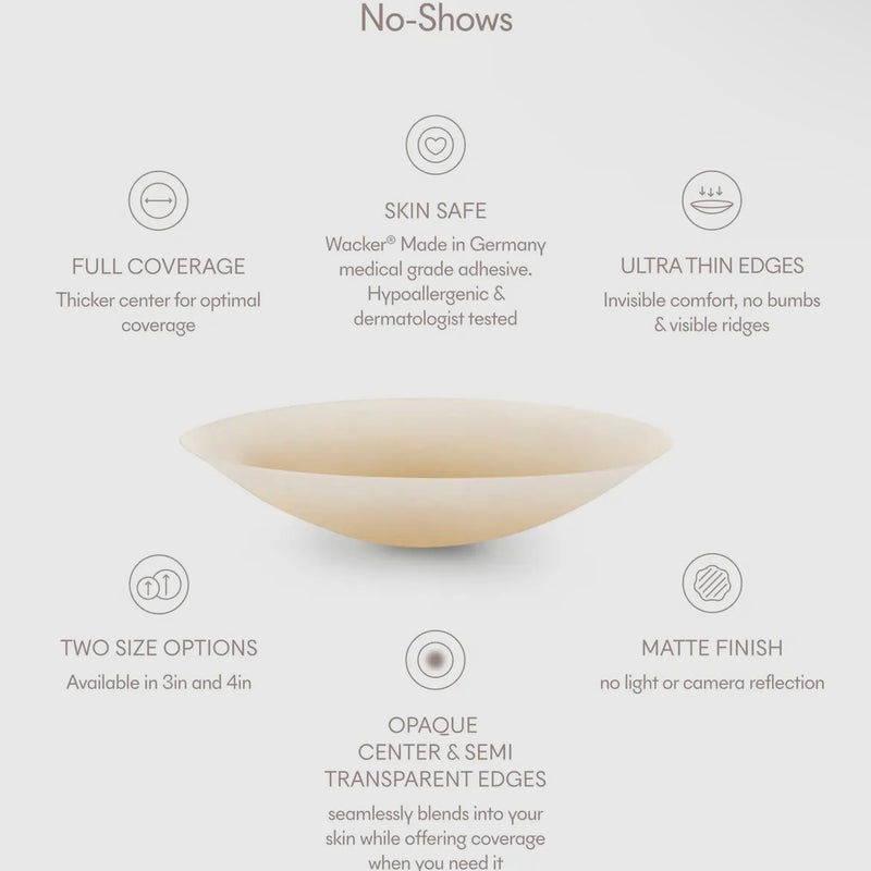 Reusable Adhesive Nipple Covers