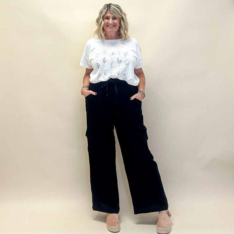 Gauze Cargo Pants