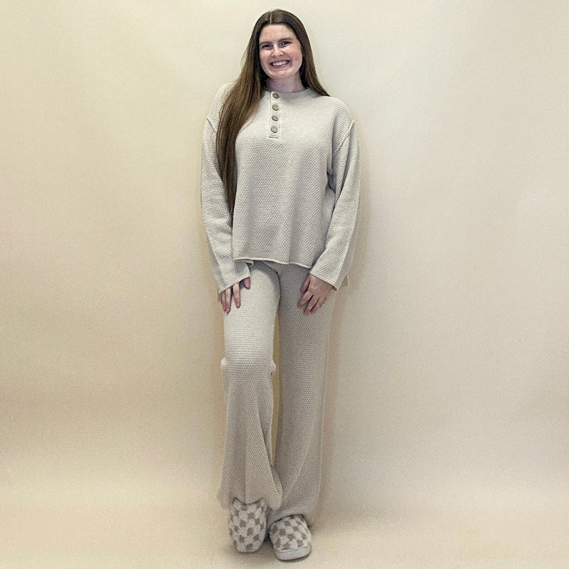 Textured Knit Set