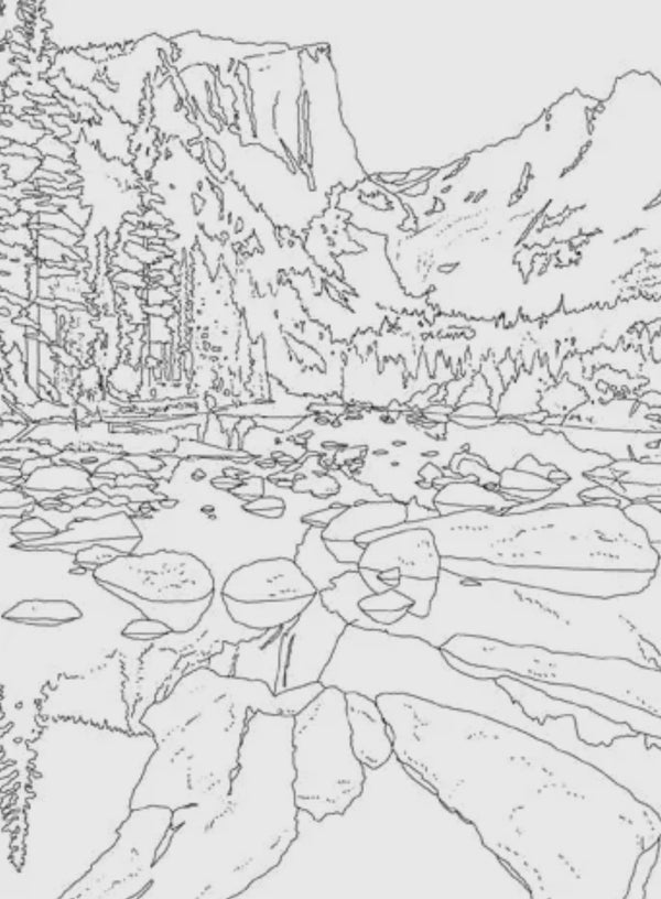 The National Parks Postcard Coloring Book
