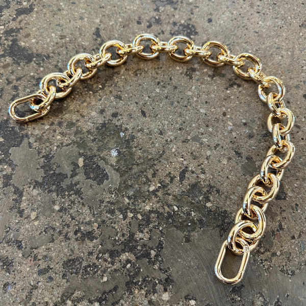 Bold Metal Chain Shoulder Strap