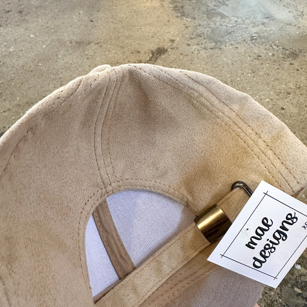Suede Baseball Hat