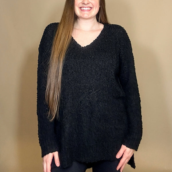 Popcorn Knit Sweater