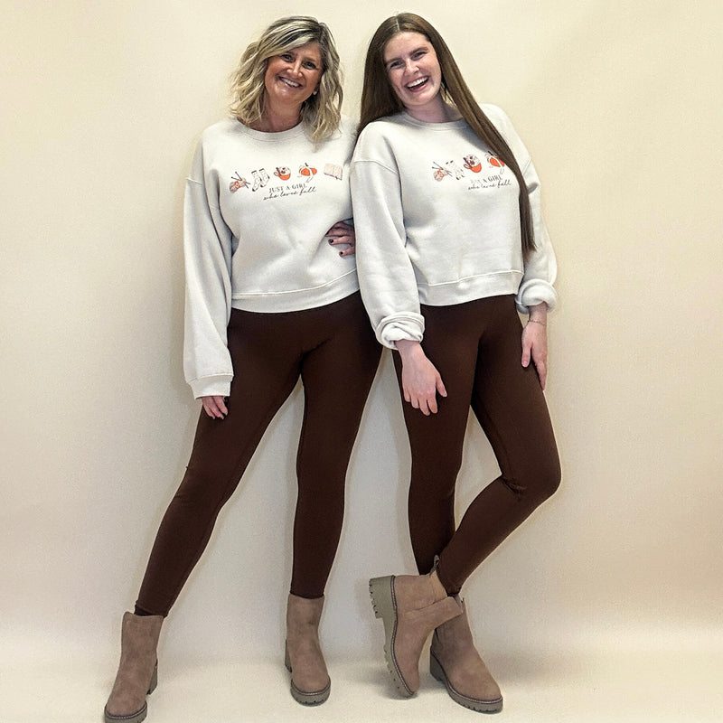 'Just A Girl Who Loves Fall' Crewneck