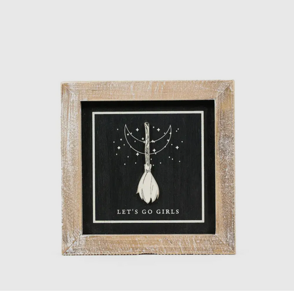 Reversible Halloween/Thanksgiving Wood Sign