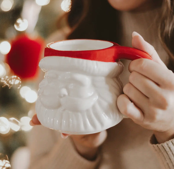 Red Hat Santa Mug