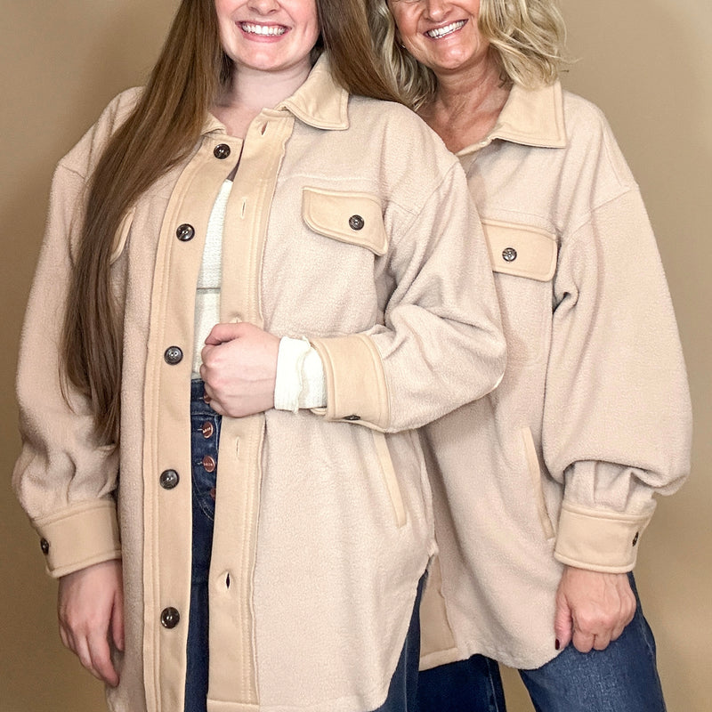 Fleece Shacket