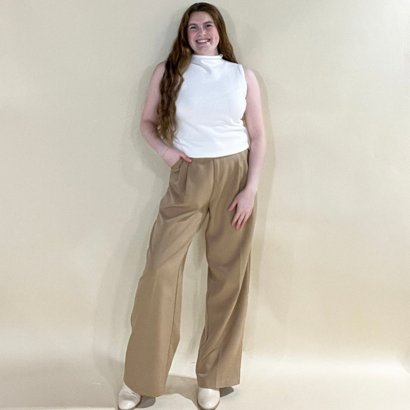 Pleated Trouser Pants