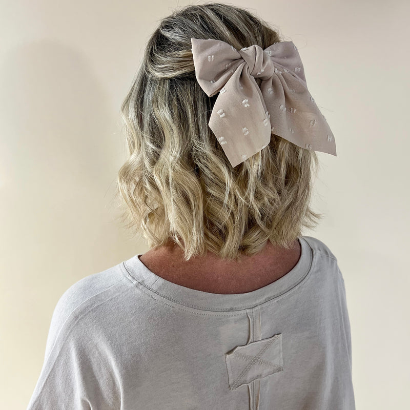 Ditsy Organza Hair Bow