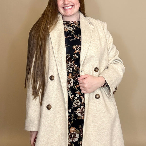 Double Breasted Duster Coat