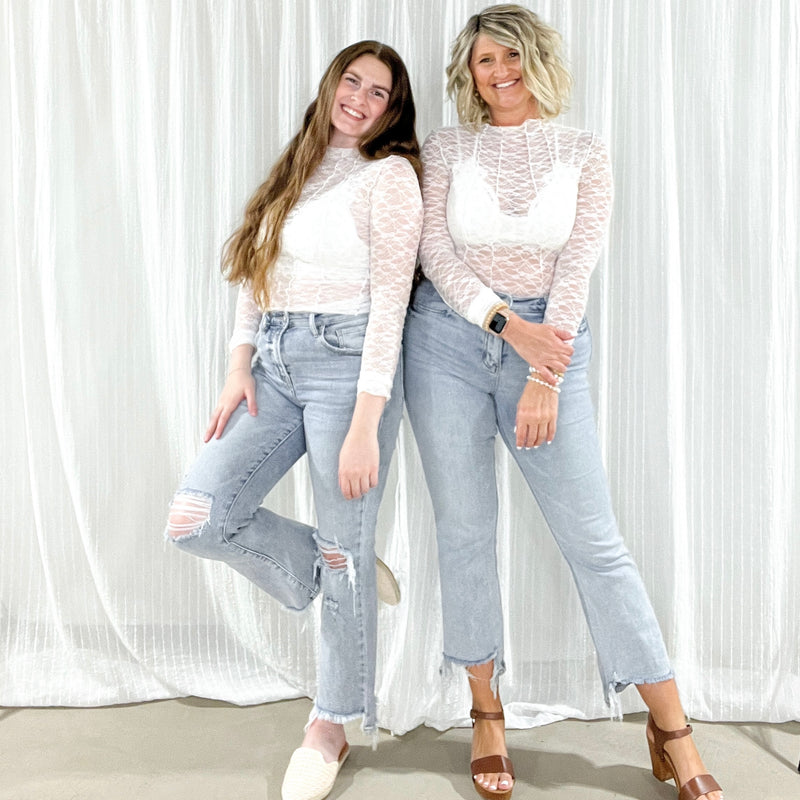 Sheer Lace Top