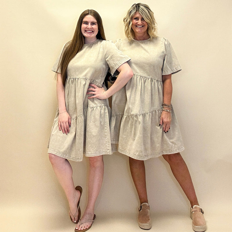 Mineral Washed Dress