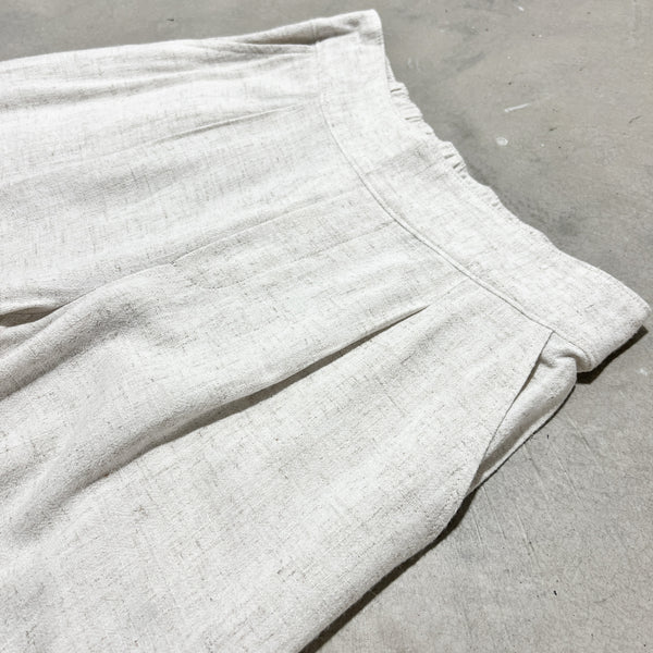 Cropped Linen Trousers