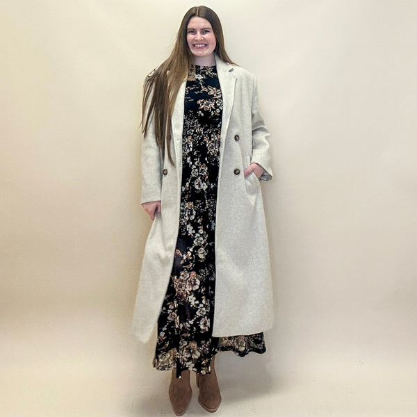 Double Breasted Duster Coat